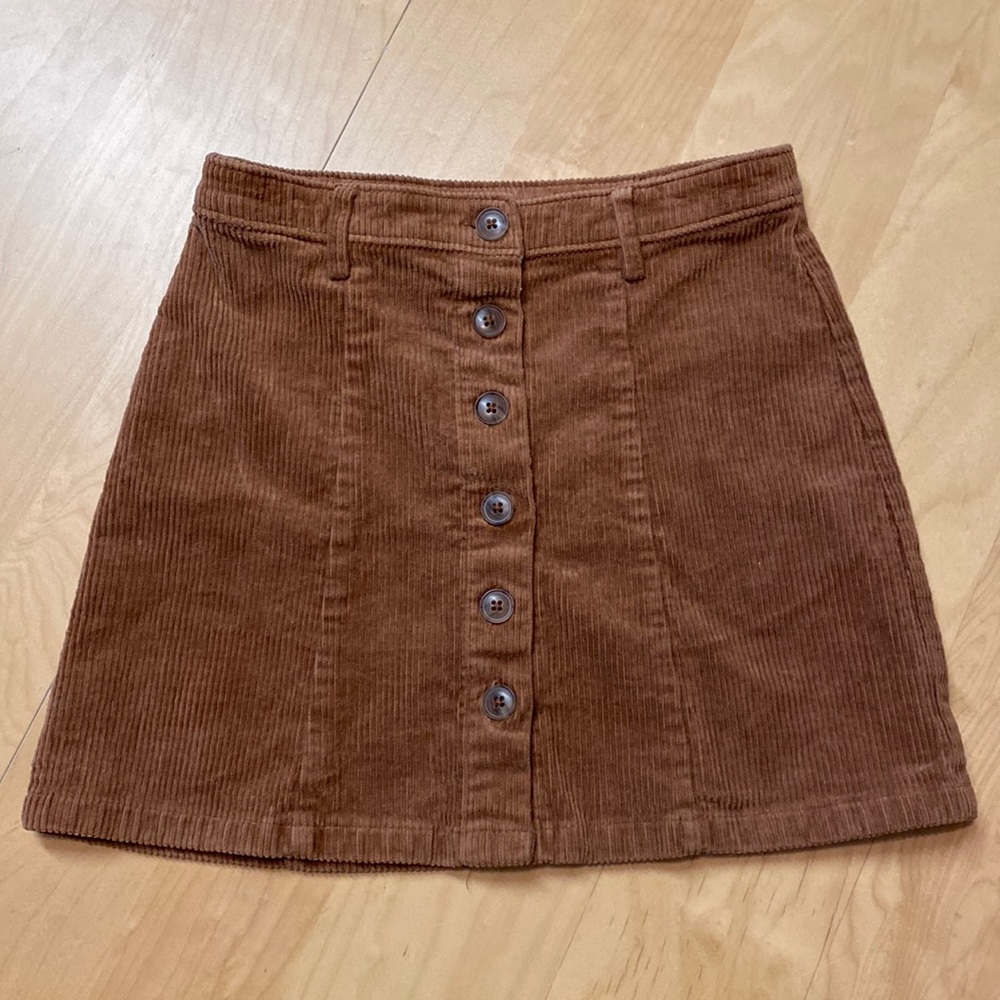 Forever 21, Brown Corduroy Miniskirt
